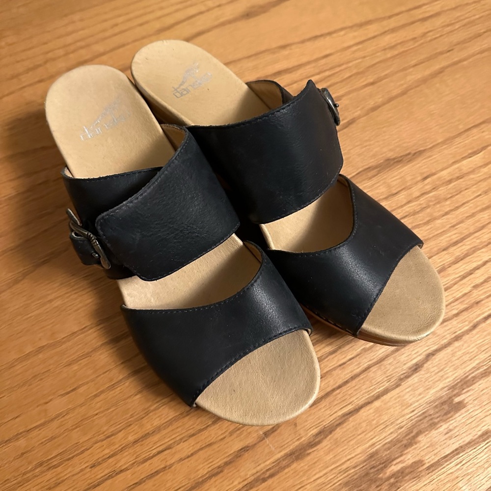 Dansko Tawny Slip-on Wedge Sandals